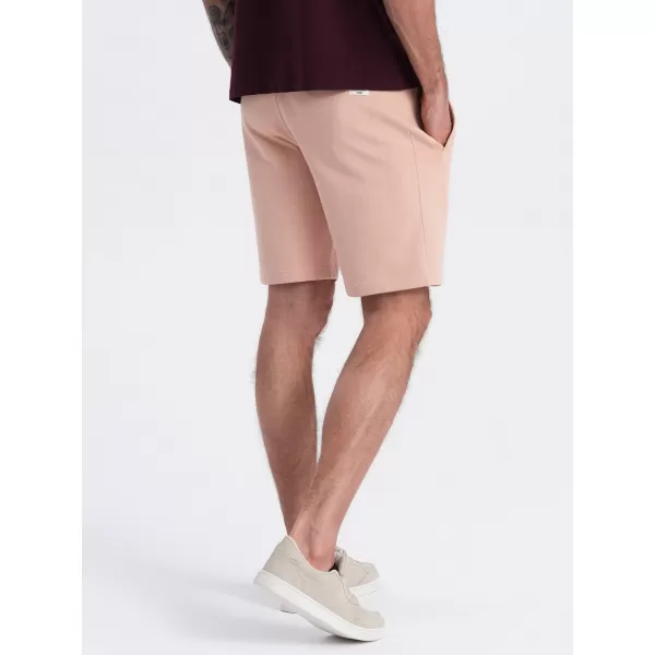  Pantaloni scurţi OMBRE OM-SRBS-0139 ROZ PULBERE 