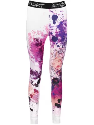 Premium funcțional de pantaloni termi funcționali pentru femei ALTISPORT VOJ/ALW055TER02 PURPURIU-PORTOCALIU