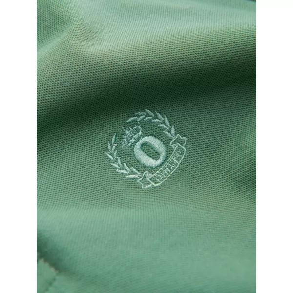  Mens t -thirt cu guler OMBRE OM-POBS-0100 VERDE 