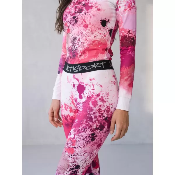  Premium funcțional de pantaloni termi funcționali pentru femei ALTISPORT VOJ/ALW055TER02 ROZ 