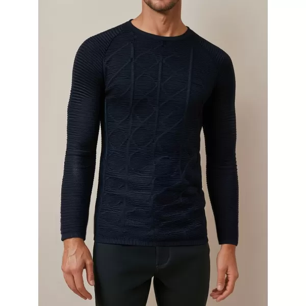  Pulover pentru bărbați DSTREET wx2300 ALBASTRU ÎNCHIS 
