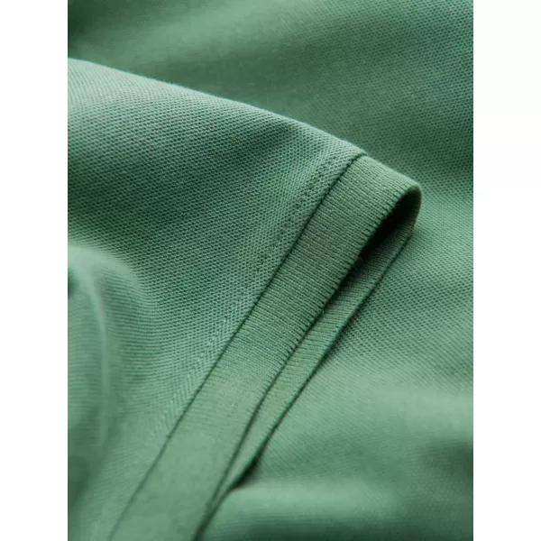  Mens t -thirt cu guler OMBRE OM-POBS-0100 VERDE 