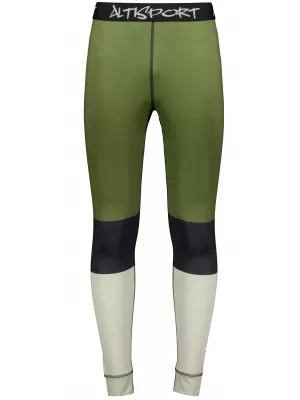 Premium funcțional pentru pantaloni termo funcționali pentru bărbați ALTISPORT VOJ/ALM051TER02 KAKI