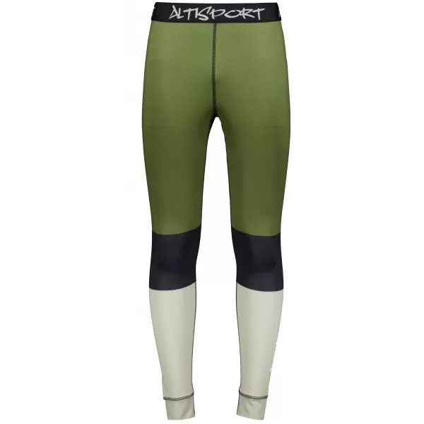  Premium funcțional pentru pantaloni termo funcționali pentru bărbați ALTISPORT VOJ/ALM051TER02 KAKI 