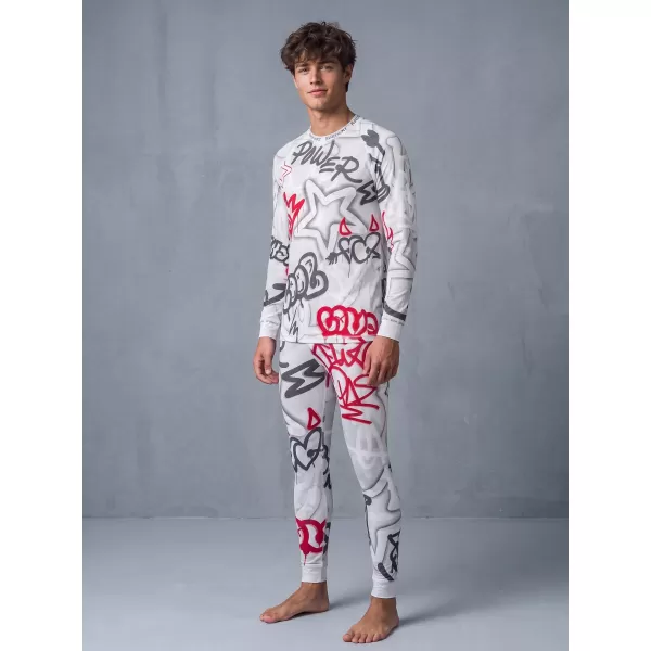  Tricou funcțional pentru bărbați cu mânecă lungă premium ALTISPORT VOJ/ALM054TER01 GRI -RED 
