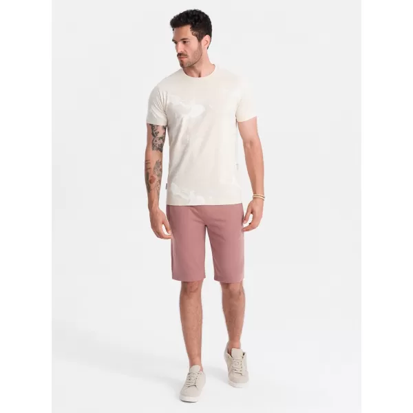  Pantaloni scurţi OMBRE OM-SRBS-0149 ROZ ÎNCHIS 