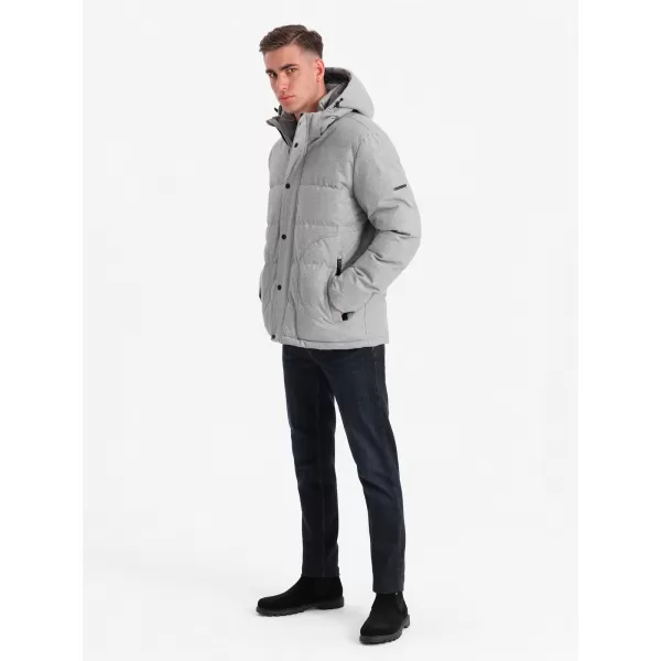  Sacou OMBRE OM-JAHP-0203 MELANGE GRI 