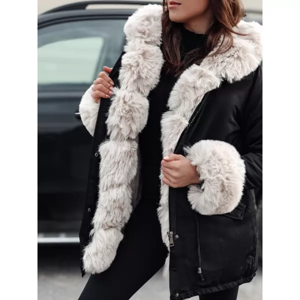  Haina DSTREET CHARMFUR TY4771 NEGRU 