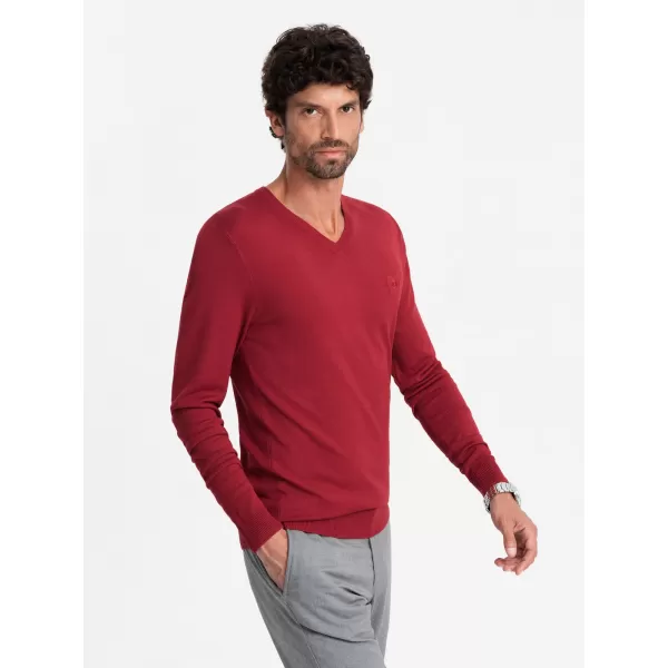  Pulover pentru bărbați OMBRE OM-SWBS-0107 ROŞU 