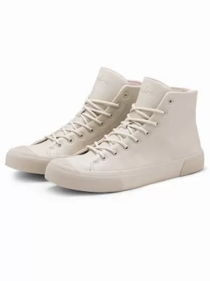 Pantofi pentru bărbați OMBRE OM-FOSH-0138 CREMĂ