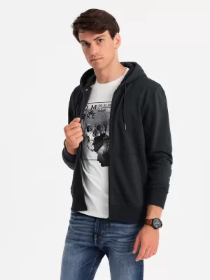 Panoul pentru bărbați OMBRE OM-SSBZ-0160 NEGRU