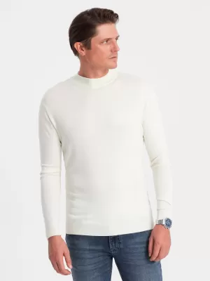Pulover pentru bărbați OMBRE OM-SWTN-0100 CREMĂ
