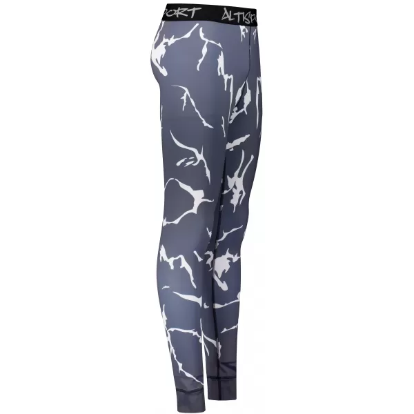  Premium funcțional pentru pantaloni termo funcționali pentru bărbați ALTISPORT VOJ/ALM052TER02 GRI 