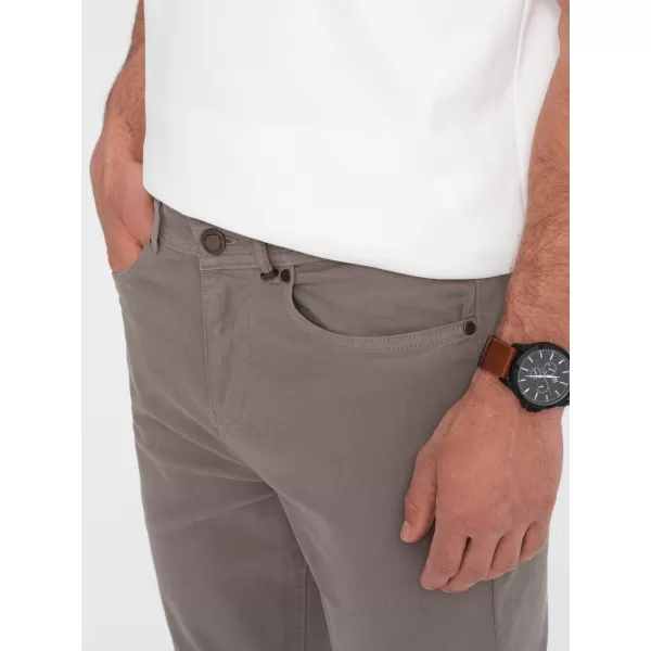  Pantaloni OMBRE OM-PACP-0151 BEJ ÎNTUNECAT 