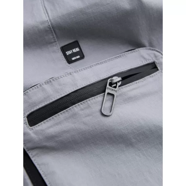  Pantaloni OMBRE OM-PAJO-0135 GRI DESCHIS 