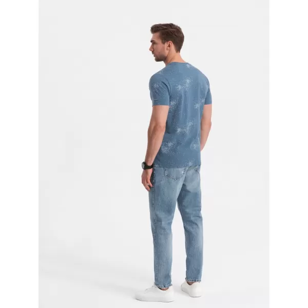  Cămaşă OMBRE OM-TSFP-0179 DENIM ALBASTRU 