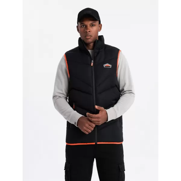  Vestă OMBRE OM-JAVJ-0210 NEGRU 