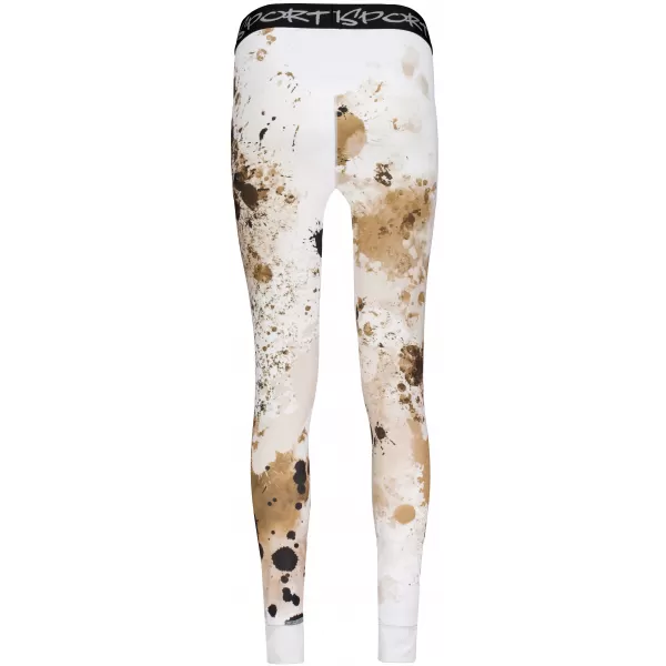  Premium funcțional de pantaloni termi funcționali pentru femei ALTISPORT VOJ/ALW055TER02 ALB -BROWN 