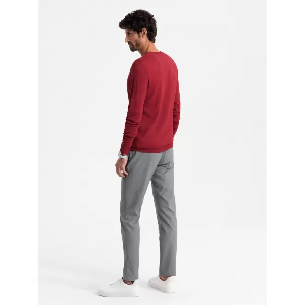  Pulover pentru bărbați OMBRE OM-SWBS-0107 ROŞU 