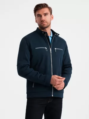 Sacou OMBRE OM-JALP-0157 ALBASTRU MARIN