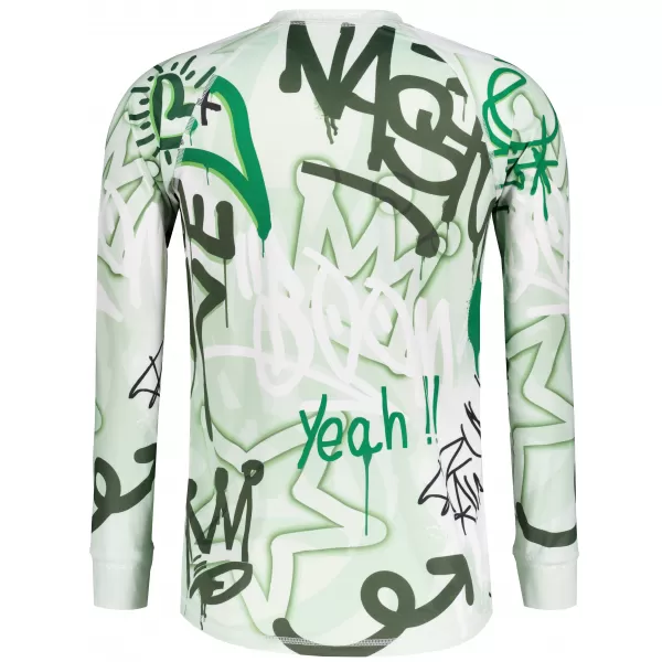  Tricou funcțional pentru bărbați cu mânecă lungă premium ALTISPORT VOJ/ALM054TER01 VERDE 