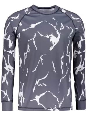 Tricou funcțional pentru bărbați cu mânecă lungă premium ALTISPORT VOJ/ALM052TER01 GRI