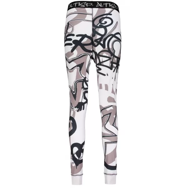  Premium funcțional de pantaloni termi funcționali pentru femei ALTISPORT VOJ/ALW054TER02 ALB -GRAY 