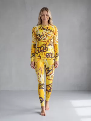 Premium funcțional de pantaloni termi funcționali pentru femei ALTISPORT VOJ/ALW054TER02 CHIHLIMBAR