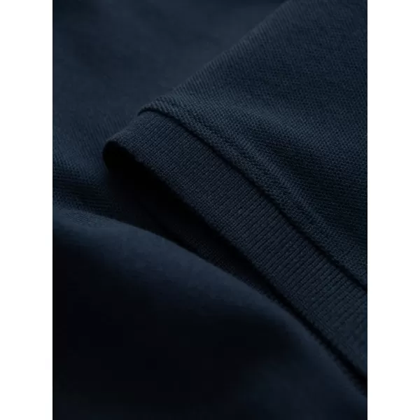  Mens t -thirt cu guler OMBRE OM-POBS-0100 ALBASTRU MARIN 