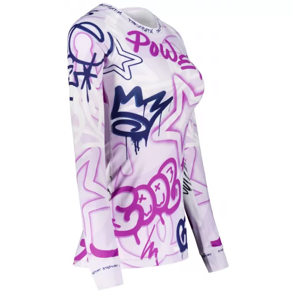  Tricou funcțional pentru femei cu mâneci lungi premium ALTISPORT VOJ/ALW054TER01 VIOLET 
