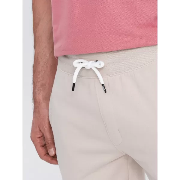  Pantaloni scurţi OMBRE OM-SRBS-0139 BEJ UȘOR 