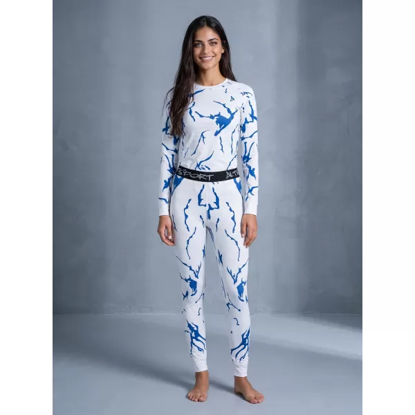  Tricou funcțional pentru femei cu mâneci lungi premium ALTISPORT VOJ/ALW052TER01 ALB 