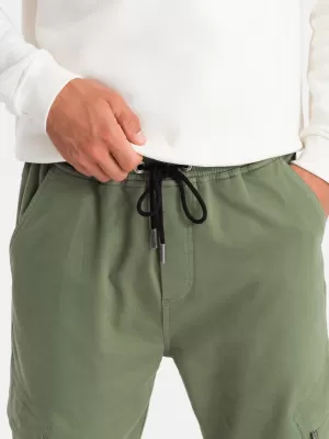 Pantaloni OMBRE OM-PAJO-0199 MĂSLIN