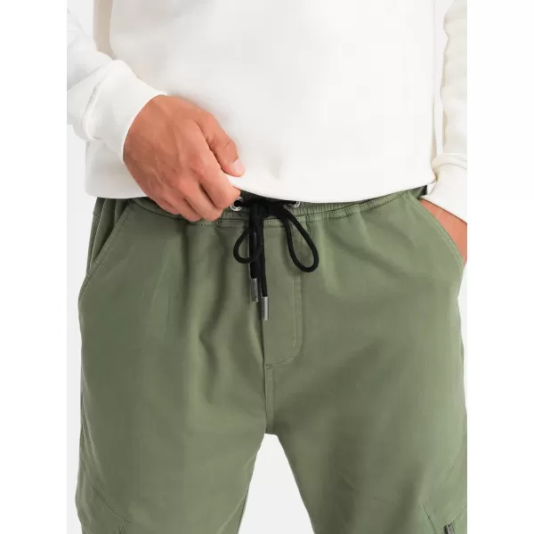  Pantaloni OMBRE OM-PAJO-0199 MĂSLIN 