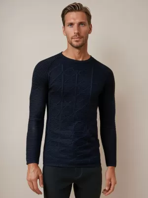 Pulover pentru bărbați DSTREET wx2300 ALBASTRU ÎNCHIS