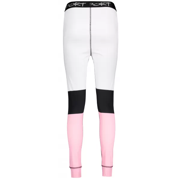  Premium funcțional de pantaloni termi funcționali pentru femei ALTISPORT VOJ/ALW051TER02 ALB -PINK 