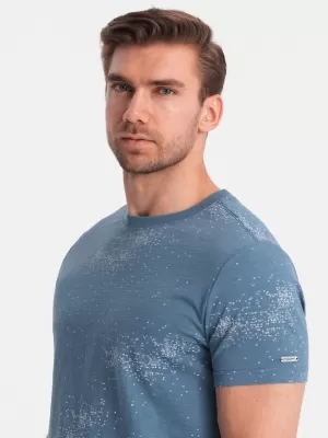 Cămaşă OMBRE OM-TSFP-0179 DENIM ALBASTRU