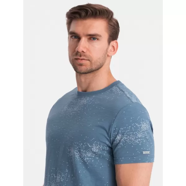  Cămaşă OMBRE OM-TSFP-0179 DENIM ALBASTRU 