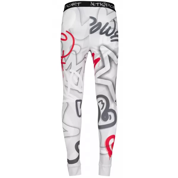  Premium funcțional pentru pantaloni termo funcționali pentru bărbați ALTISPORT VOJ/ALM054TER02 GRI -RED 