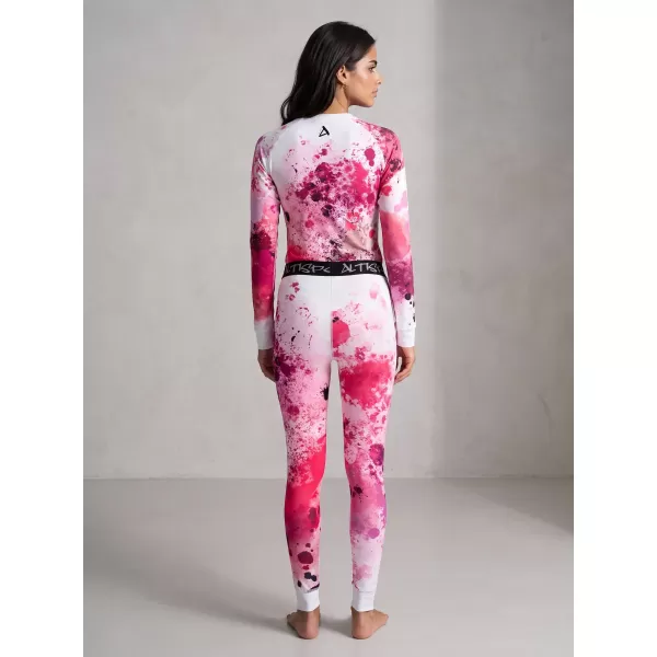  Premium funcțional de pantaloni termi funcționali pentru femei ALTISPORT VOJ/ALW055TER02 ROZ 