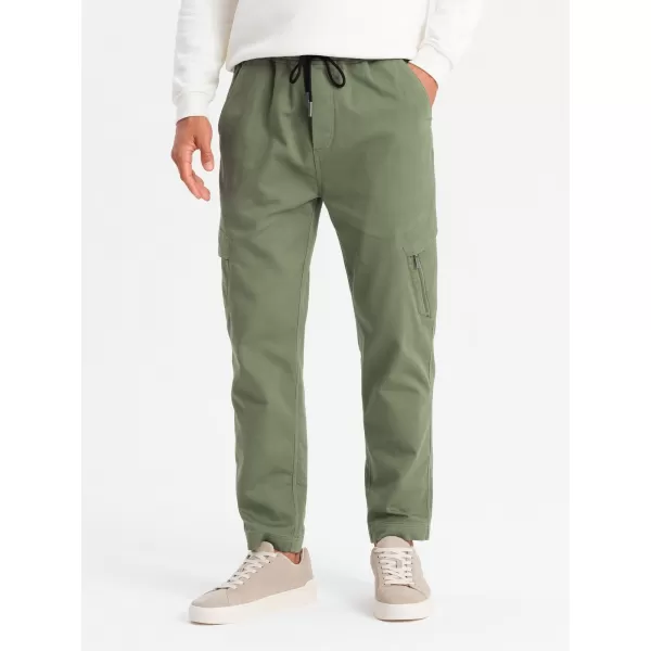  Pantaloni OMBRE OM-PAJO-0199 MĂSLIN 