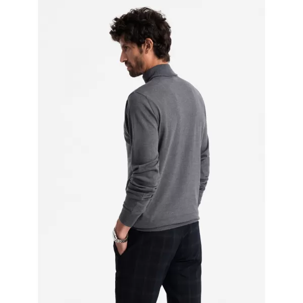 Pulover pentru bărbați OMBRE OM-SWTN-0101 MELANGE GRI 