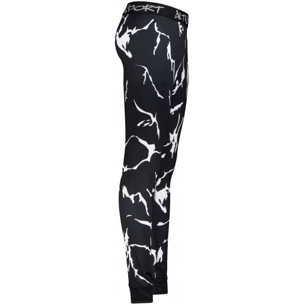  Premium funcțional pentru pantaloni termo funcționali pentru bărbați ALTISPORT VOJ/ALM052TER02 NEGRU 
