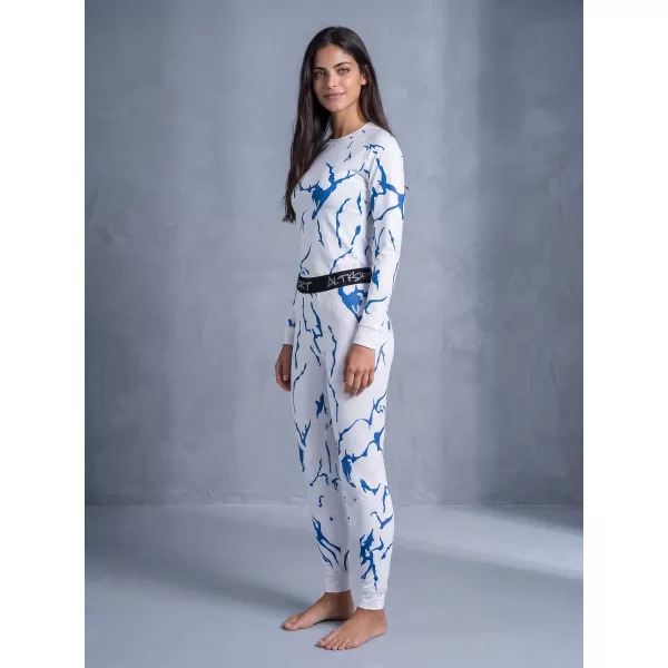  Premium funcțional de pantaloni termi funcționali pentru femei ALTISPORT VOJ/ALW052TER02 ALB 