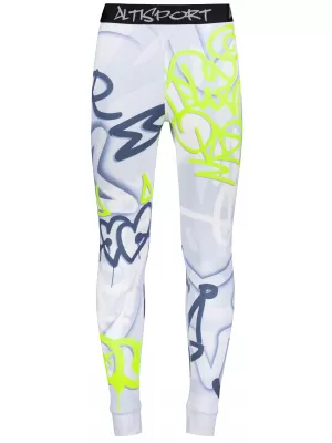 Premium funcțional pentru pantaloni termo funcționali pentru bărbați ALTISPORT VOJ/ALM054TER02 ALBASTRU