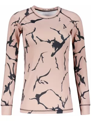 Tricou funcțional pentru femei cu mâneci lungi premium ALTISPORT VOJ/ALW052TER01 MARO