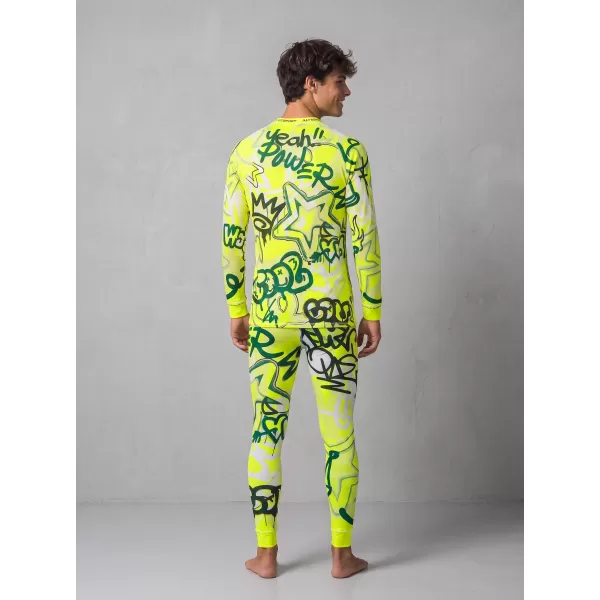  Premium funcțional pentru pantaloni termo funcționali pentru bărbați ALTISPORT VOJ/ALM054TER02 FLUO 