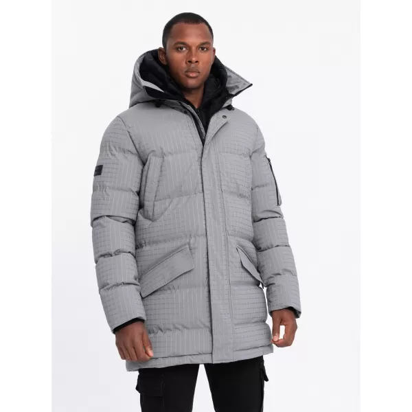  Sacou OMBRE OM-JALJ-0201 GRI 