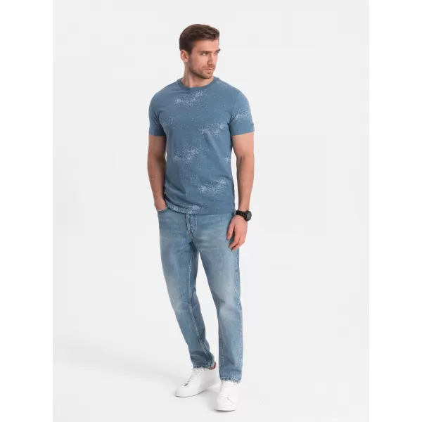  Cămaşă OMBRE OM-TSFP-0179 DENIM ALBASTRU 