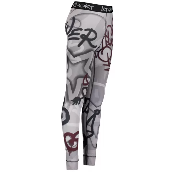  Premium funcțional pentru pantaloni termo funcționali pentru bărbați ALTISPORT VOJ/ALM054TER02 GRI ÎNCHIS 